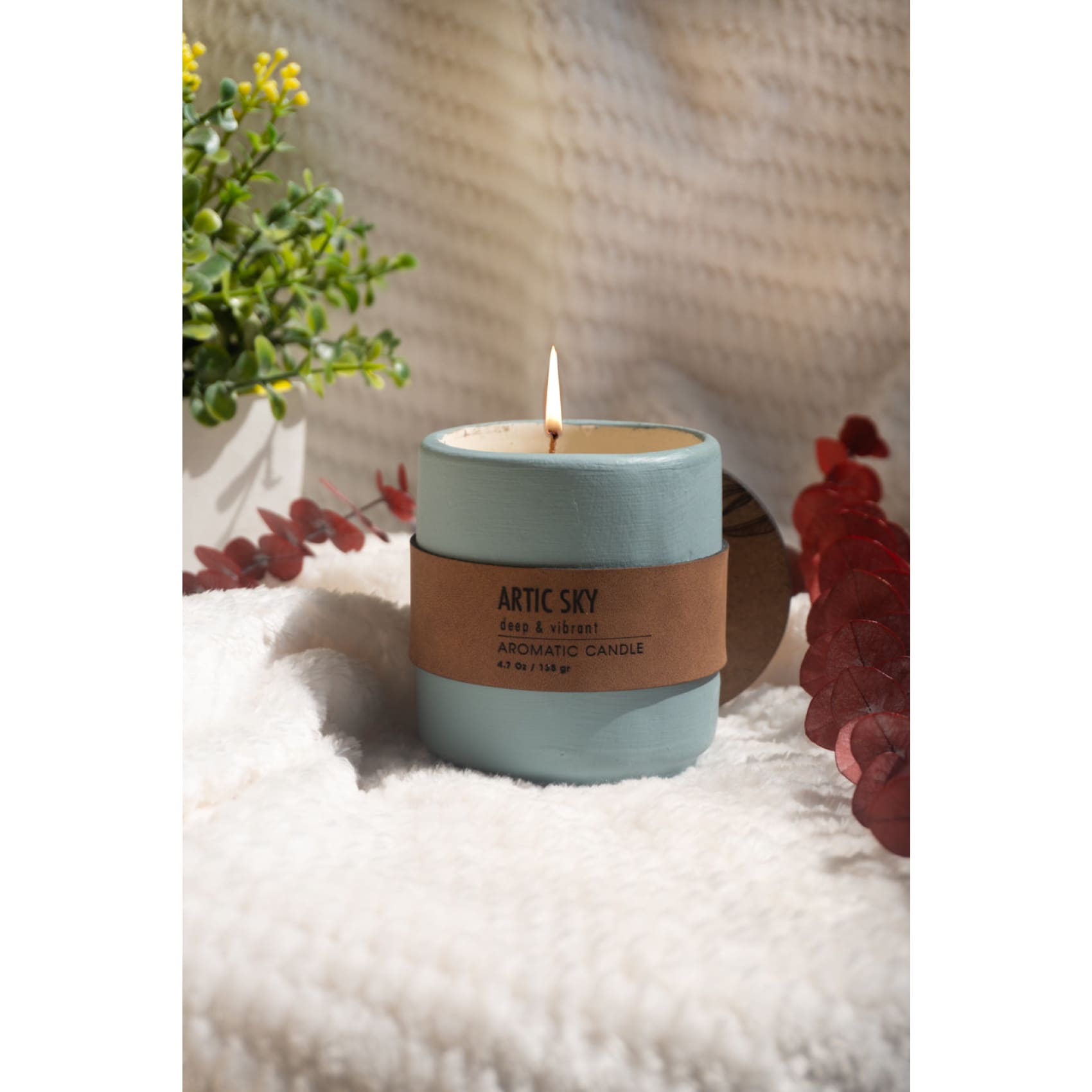 Aromatic Candles - Artic Blue - Deco