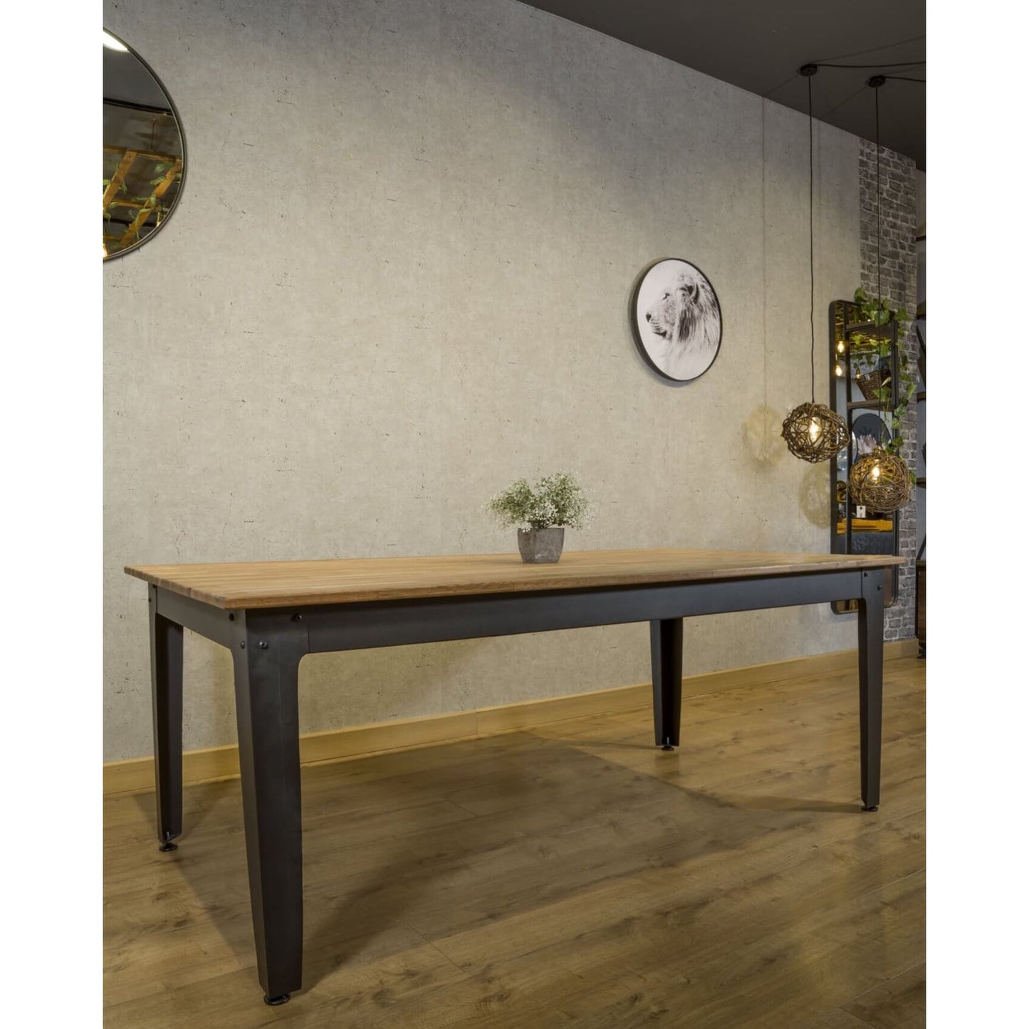 Mesa Comedor, Madera, Cocina, decoración, 8 puestos